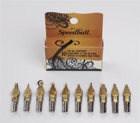 img 1 attached to 🖋️ Speedball 30710 10-Pen Nib Assorted Set: Enhance Your Drawing and Calligraphy Experience!