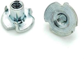 img 1 attached to 🔩 SNUG Fasteners SNG1063: 100 Pack of #6-32 x 1/4" Zinc Plated Three Prong Tee Nuts - Superior Quality and Durability