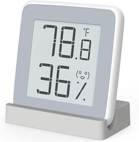 img 4 attached to Smoothclue Indoor Thermometer Digital Hygrometer: Accurate Temperature and Humidity Monitor for Home with 360° E-Ink Screen