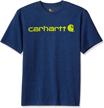 carhartt signature sleeve t shirt heather men's clothing and shirts logo