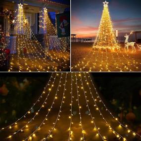 img 3 attached to DDMY 317 LEDs Star Lights String Christmas Decorations - for Christmas Tree, Holiday Wedding Party, Bedroom, Garden, Patio, Outdoor Yard, Festival, Party Indoor