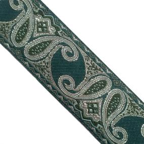 img 3 attached to Yards Metallic Jacquard Ribbon JL262