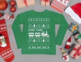 img 1 attached to 🤖 TeeStars Robot Christmas Sweater Sweatshirt Boys' Clothing - Fashion Hoodies & Sweatshirts