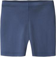 high-quality city threads girls' 100% cotton bike shorts: ideal for sports, school uniform, or under skirts - made in usa logo