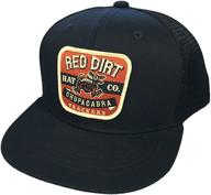 adjustable boys' accessories: red dirt hat company hats & caps logo