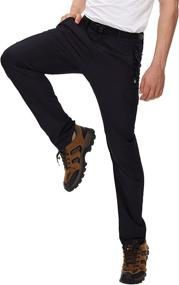 img 3 attached to NATUVENIX Straight Lightweight Resistant Trousers Outdoor Recreation for Outdoor Clothing
