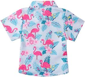 img 3 attached to Hawaiian Tropical Pineapple Boys' Clothing and Tops: RAISEVERN Tees & Shirts