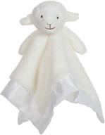 🐑 soft security blanket for infants - lamb stuffed animals, apricot lamb, luxury snuggler plush (white lamb, 14 inches) logo