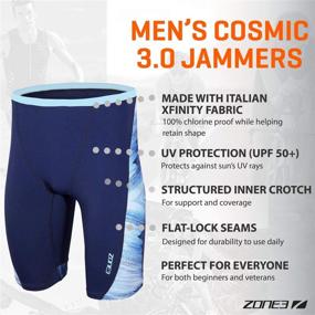 img 3 attached to Zone3 Mens Cosmic Jammers White