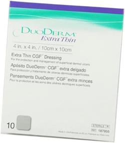 img 1 attached to 🩹 Duo.derm 187955 Extra Thin CGF Dressings 4 X 4 Inches, Pack of 10 - CHLIFE