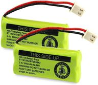 🔋 high-quality kruta battery pack - compatible with vtech cs6114, cs6719, at&t el52300, and more cordless handsets - 2 pack offer! logo