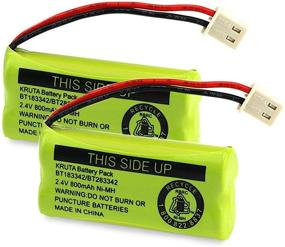 img 4 attached to 🔋 High-Quality Kruta Battery Pack - Compatible with VTech CS6114, CS6719, AT&T EL52300, and More Cordless Handsets - 2 Pack Offer!