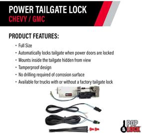 img 3 attached to 🔐 Power Tailgate Lock for Chevy/GMC (New Body) - Pop & Lock PL8120Q