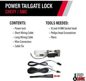 img 1 attached to 🔐 Power Tailgate Lock for Chevy/GMC (New Body) - Pop & Lock PL8120Q