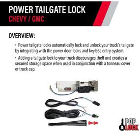 img 2 attached to 🔐 Power Tailgate Lock for Chevy/GMC (New Body) - Pop & Lock PL8120Q