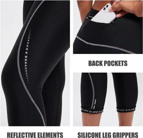 img 1 attached to BALEAF Womens Padded Cycling Pockets Sports & Fitness
