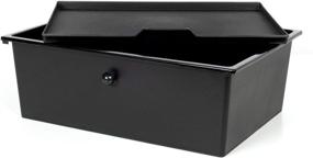 img 2 attached to Maximize Storage Space with Richards Homewares Metal Frame Underbed Storage: Black, 2-Drawer Solution with Lids