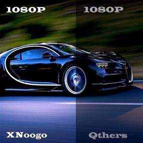 img 3 attached to 🎥 Проектор XNoogo Native 1080p: 5G WIFI Bluetooth, 9500 люмен, HD 4K, 450-дюймовым дисплеем. Кино-проектор с поддержкой 4K, Кеинстоуном, Dolby, зумом. Совместим с телефоном, ПК, ТВ-приставкой, PS4.