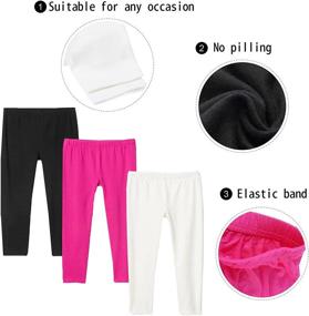 img 1 attached to 👧 GINFIVE Leggings for Toddler Girls - Sweatpants Trousers in Girls' Clothing