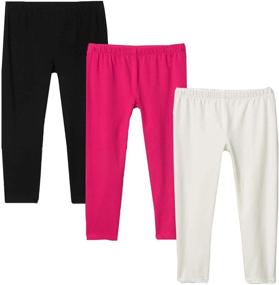 img 4 attached to 👧 GINFIVE Leggings for Toddler Girls - Sweatpants Trousers in Girls' Clothing