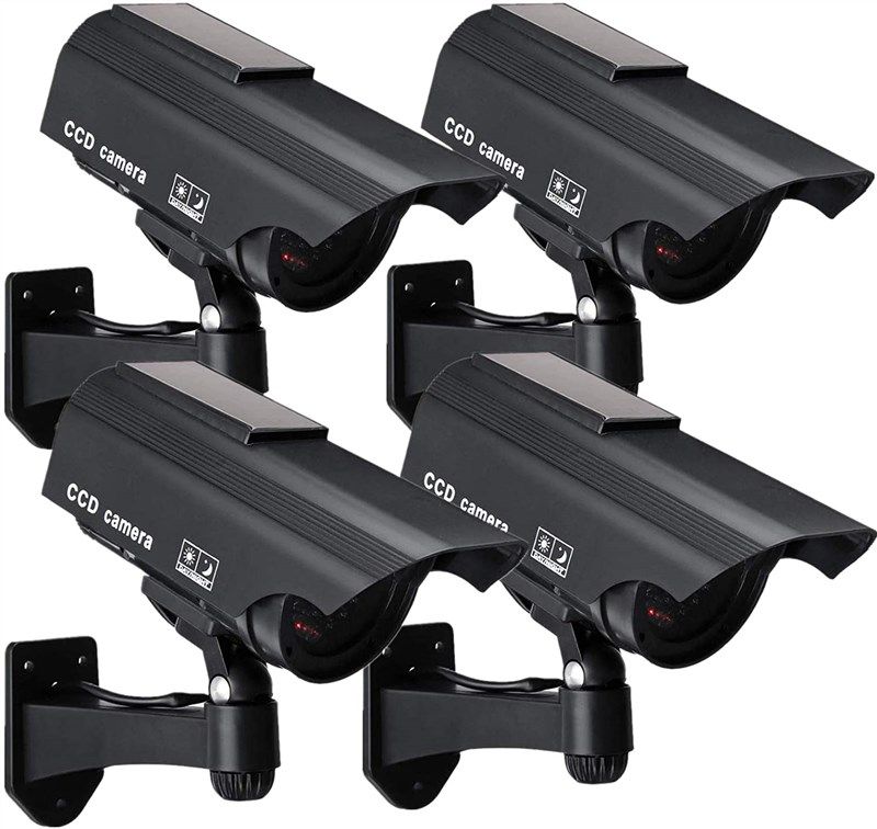 powered security surveillance realistic flashing camera & photo 로고