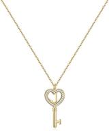 🎁 monozo gold initial necklace for women, 14k gold plated letter charm necklace with cubic zirconia pendant - key initial necklace for women, her, teen girls - perfect for birthdays! logo