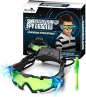 enhance your fun with sticky lil fingers light up goggles! logo