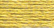 dmc 117-834 6 strand golden olive embroidery cotton floss, 8.7-yard logo