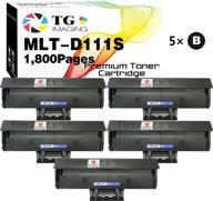 🖨️ tg imaging compatible toner cartridge mlt-d111l mltd111s 5-pack - 1,800 pages - d111l for xpress m2020/m2020w/m2022/m2022w/m2070/m2070f/m2070fw/m2070w printer logo