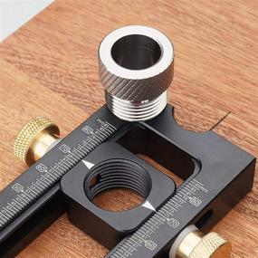 img 1 attached to 🔩 Screw Jig 2-in-1 Adjustable Woodworking Drilling Puncher Locator: An Efficient Dowel Drill Guide Kit