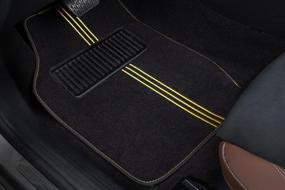 img 2 attached to COLINOO Carpet Car Floor Mats For SUV Truck 4 Pcs - Rubber Backing