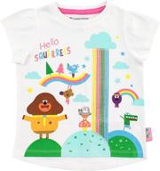 🐿️ girls' squirrel club t-shirt by hey duggee logo