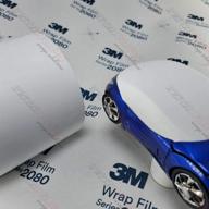 🚗 3m 1080 m10 matte white car wrap vinyl film - 5ft x 1ft (5 sq/ft) logo