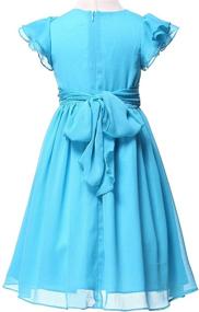 img 2 attached to Stunning Rose Chiffon Prom Party Dresses: Bridesmaid & Flower Girl Dresses Delighting all!