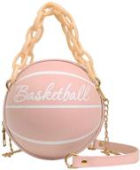 🏀 women's handbags & wallets for totes: basketball messenger style with free love design logo