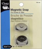 🧲 dritz 763-65 magnetic snap: 3/4-inch nickel design for reliable closure logo