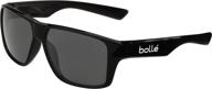 bolle brecken shiny black sunglasses logo