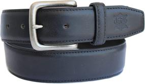 img 4 attached to Leather Single Buckle Formal Casual Men's Accessories