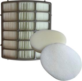 img 4 attached to 🦈 Shark XFF80 HEPA Style Filter Replacement - Foam & Felt Filter Included - Compatible with Shark XHF80, NV-80, UV420, UV440 - Bulk Pack of 3 Filters