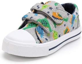 img 4 attached to KomForme SBM028 8M US Toddler Kids Sneakers: Premium Boys' Shoes for Active Feet!