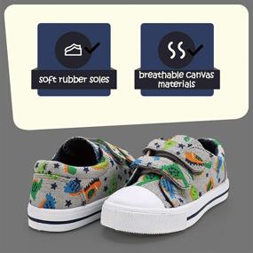img 2 attached to KomForme SBM028 8M US Toddler Kids Sneakers: Premium Boys' Shoes for Active Feet!