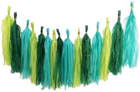 img 3 attached to 🎉 Mint Green Paper Tassels Garland for Party Decorations, Weddings, Baby Showers - DIY Set Included