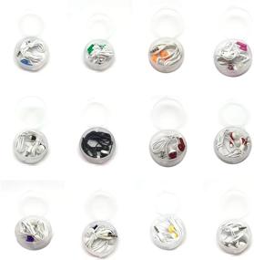 img 4 attached to Wholesale Bulk Hard Shell Plastic Carrying Storage Case - 50 Pack Earbuds Headphones for iPhone, Android, MP3 Player - Mixed Colors