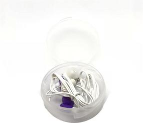 img 1 attached to Wholesale Bulk Hard Shell Plastic Carrying Storage Case - 50 Pack Earbuds Headphones for iPhone, Android, MP3 Player - Mixed Colors