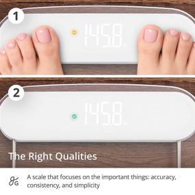 img 2 attached to 🚀 Revolutionize Your Weigh-Ins with AccuCheck Digital Body Weight Scale by Greater Goods - Cutting-Edge Patent Pending Technology Unveiled (Clear)