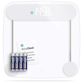 img 4 attached to 🚀 Revolutionize Your Weigh-Ins with AccuCheck Digital Body Weight Scale by Greater Goods - Cutting-Edge Patent Pending Technology Unveiled (Clear)