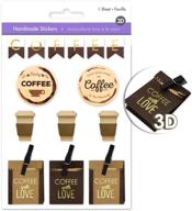 ☕️ aonefun coffee scrapbook stickers: enhance your coffee scrapbooking with multi-texture materials! logo