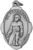 🕊️ exquisite traditional catholic saint peregrine medal: an emblem of faith and protection logo