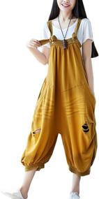 img 4 attached to Flygo Women's Clothing: Overalls Jumpsuits Rompers for Women's Fashion