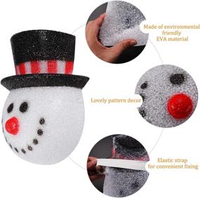 img 1 attached to ☃️ Christmas Snowman Porch Light Covers - Pack of 2